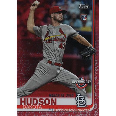 2019 Topps Opening Day Red Foil #116 Dakota Hudson