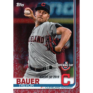 2019 Topps Opening Day Red Foil #36 Trevor Bauer