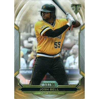 2019 Topps Triple Threads Gold #60 Josh Bell