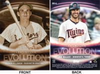 2019 Topps Team Uniform Evolution #EO-4 H. Killebrew/J. Mauer