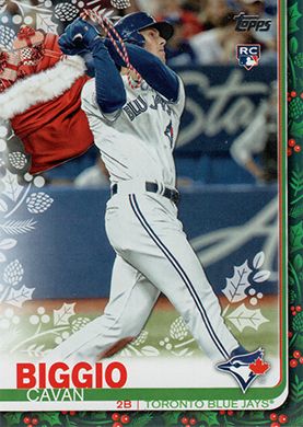 2019 Topps Wal-Mart Holiday Photo Variations #HW189 Cavan Biggio SP