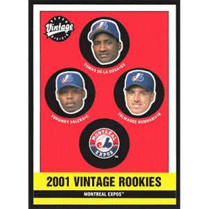2001 Upper Deck Vintage #362 T. De la Rosa/Y. Valera/T. Nunnari