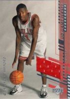 2001-02 Upper Deck UD Game Jersey #JC-H Jamal Crawford Jersey Relic Basketball Card