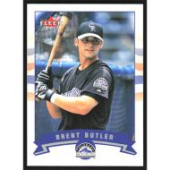 2002 Fleer Tiffany #377 Brent Butler