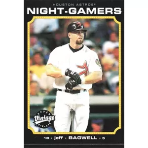 2002 Upper Deck Vintage Night Gamers #NG10 Jeff Bagwell