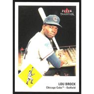 2003 Fleer Tradition #71 Lou Brock SP