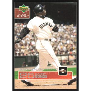 2003 Upper Deck First Pitch #263 Barry Bonds Season Highlight Checklist