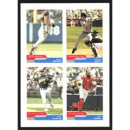 2004 Bazooka 4-on-1 Stickers #14 B. Boone/A. Huff/E. Chavez/J. Lopez