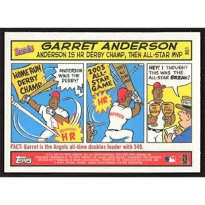 2004 Bazooka Comics #BC1 Garret Anderson