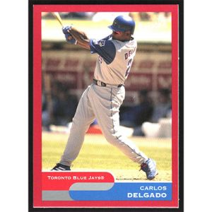 2004 Bazooka Red Chunks #162 Carlos Delgado White Jersey