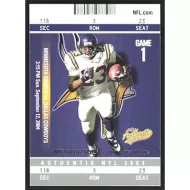 2004 Fleer Authentix #92 Michael Bennett