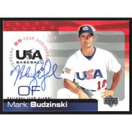 2004 USA Baseball 25th Anniversary #USA-28 Mark Budzinski Autographed