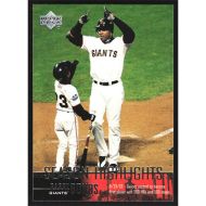 2004 Upper Deck #262 Barry Bonds Season Highlights Checklist