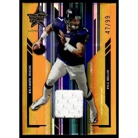 2005 Leaf Rookies & Stars Longevity Materials Gold Jersey #8 Kyle Boller