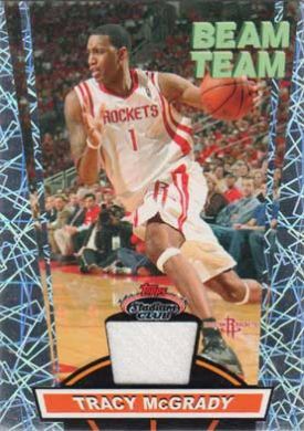 2007-08 Stadium Club Beam Team Relics #BTR-TM Tracy McGrady Jersey Relic Basketball Card