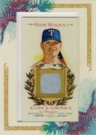 2007 Topps Allen & Ginter Relics #AGR-HB Hank Blalock Jersey Relic 