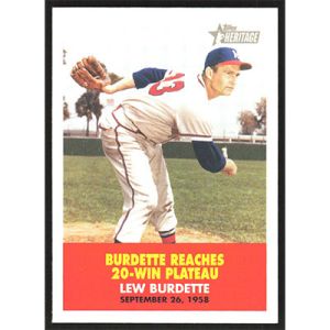 2007 Topps Heritage Flashbacks #FB6 Lew Burdette