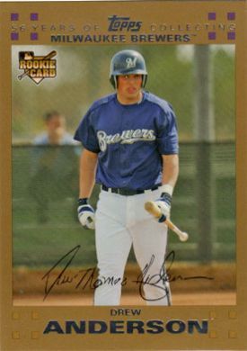 2007 Topps Gold #283 Drew Anderson 