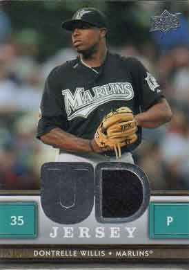 2008 Upper Deck UD Game Materials #UD-DW Dontrelle Willis Jersey 