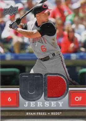 2008 Upper Deck UD Game Materials #UDJ-RF Ryan Freel Jersey 