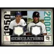 2008 SP Legendary Cuts Generations Dual Memorabilia #GEN-AR L. Aparicio/H. Ramirez Jersey