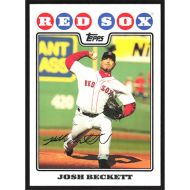 2008 Topps Red Sox Gift Set #5 Josh Beckett