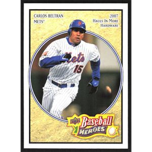 2008 Upper Deck Baseball Heroes #104 Carlos Beltran