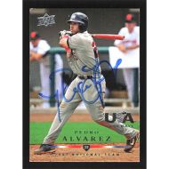 2008 Upper Deck USA National Team #USA-17 Pedro Alvarez Autographed