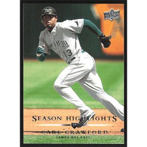 2008 Upper Deck #784 Carl Crawford Season Highlights