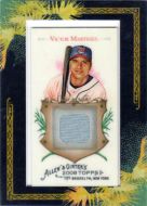 2008 Topps Allen & Ginter Relics #AGR-VM Victor Martinez Jersey 