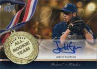 2008 Upper Deck All-Rookie Team Signatures #ART-HA Justin Hampson Autographed 