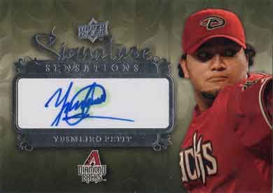 2008 Upper Deck Signature Sensations #SS-YP Yusmeiro Petit Autographed 