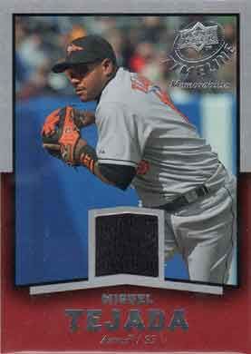 2008 Upper Deck Timeline Memorabilia #TM-MT Miguel Tejada Jersey 