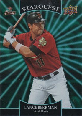 2009 Upper Deck Starquest Emerald Super Rare #SQ-18 Lance Berkman 