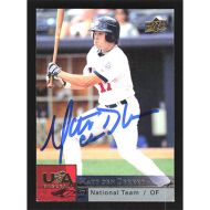 2009 Upper Deck USA National Team #USAB-MD Matt den Dekker Autographed