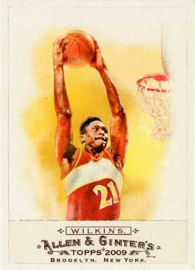 2009 Topps Allen & Ginter #346 Dominique Wilkins SP Basketball Card