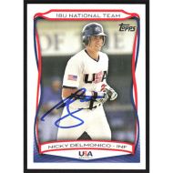 2010 USA Baseball #USA-3 Nicky Delmonico Autographed