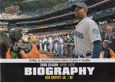 2010 Upper Deck Season Biography #SB-11 Ken Griffey Jr. 