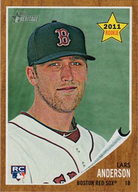 2011 Topps Heritage #244 Lars Anderson 