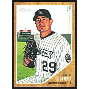 2011 Topps Heritage #441 Jorge De La Rosa SP