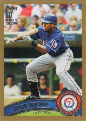 2011 Topps Gold #8 Julio Borbon 