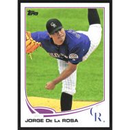 2013 Topps #657 Jorge De La Rosa