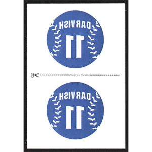 2013 Triple Play Topps Tattoos #6 Yu Darvish