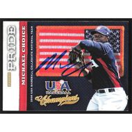 2013 USA Baseball Champions Pride #14 Michael Choice Autographed