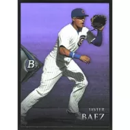 2014 Bowman Platinum Chrome Prospects Purple Refractors #BPCP50 Javier Baez