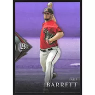 2014 Bowman Platinum Chrome Prospects Purple Refractors #BPCP81 Jake Barrett