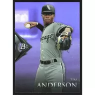 2014 Bowman Platinum Chrome Prospects Purple Refractors #BPCP98 Tim Anderson