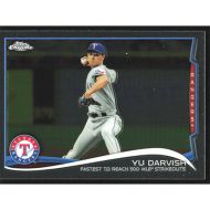 2014 Topps Chrome Update #MB-40 Yu Darvish Season Highlights Checklist