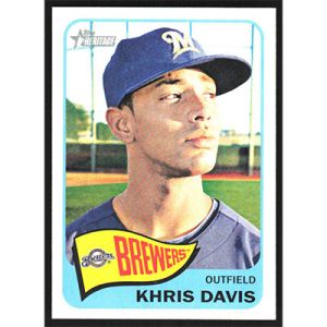 2014 Topps Heritage #297 Khris Davis