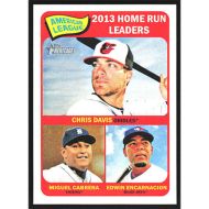 2014 Topps Heritage #3 C. Davis/M. Cabrera/E. Encarnacion League Leaders